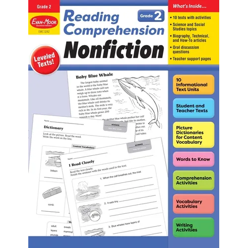Reading Comprehension: Nonfiction, Grade 2 Teacher Resource