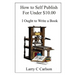 How to Self-Publish for under $10.00: I Ought to Write a Book
