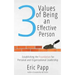 3 Values Of Being An Effective Person: Establishing The Foundation For Personal And Organizational Leadership