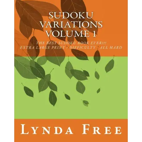 Soduku Big Print Variations - Volume 1
