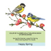 Color by Number Adult Coloring Book of Spring Birds: Spring Bird Scenes, Large Print Spring Birds Coloring Book for Adults