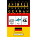 Animals - English to German Flashcard Book: Black and White Edition