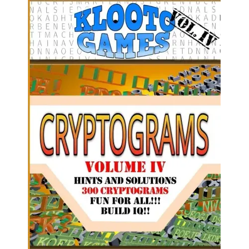 KLOOTO Games CRYPTOGRAMS Vol. IV
