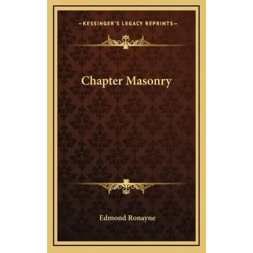 Chapter Masonry