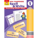 Skill Sharpeners: Spell & Write, Grade 1 Workbook