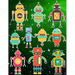 Robots Sticker Album For Boys: 100 Plus Pages For PERMANENT Sticker Collection, Activity Book For Boys - 8.5 by 11