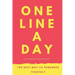 One Line A Day: A Five Year memoir to self-discovery