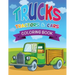 Trucks, Tractors & Cars Coloring Book