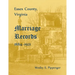 Essex County, Virginia Marriage Records, 1884-1921