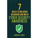 7 Rules to Influence Behaviour and Win at Cyber Security Awareness