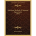 Nutritional Methods Of Intestinal Regeneration (1955)