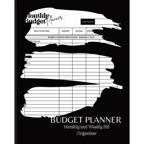 Budget Planner: Twelve Months Financial Organizer, Monthly and Weekly Budget Planner, Bill Payment, Expenses Tracker with Subscription