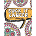 Suck It Cancer: 50 Inspirational Quotes and Mantras to Color - Fighting Cancer Coloring Book for Adults and Kids to Stay Positive, Spr