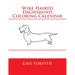 Wire Haired Dachshund Coloring Calendar