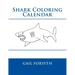Shark Coloring Calendar