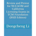 Review and Pretest for NCCAOM and California Licensing Exams in TCM Foundation
