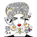 Lora Reina's Alphabet of Hair Styles Coloring Book