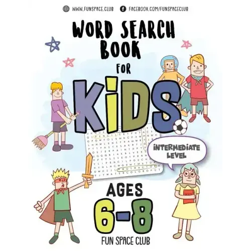 Word Search Books for Kids 6-8: Circle a Word Puzzle Books Word Search for Kids Ages 6-8 Grade Level 2 - 4