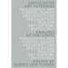 Speculative Art Histories: Analysis at the Limits