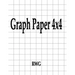 Graph Paper 4x4: 150 Pages 8.5" X 11"