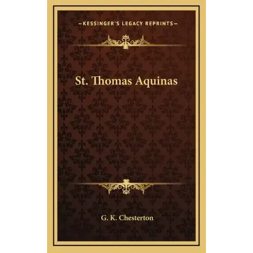 St. Thomas Aquinas