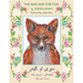 The Man and the Fox: English-Pashto Edition