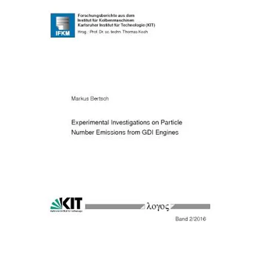 Experimental Investigations on Particle Number Emissions from Gdi Engines