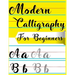 Modern Calligraphy For Beginners: A Beginner's Guide Learn Hand Lettering and Brush Lettering Workbook Techniques, Instructions, Drills, Practice Page