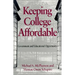 Keeping College Affordable: Government and Educational Opportunity