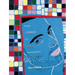 Blue Stranger with Mosaic Background