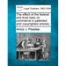 The Effect of the Federal Anti-Trust Laws on Commerce in Patented and Copyrighted Articles.