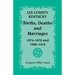 Lee County, Kentucky, Births, Deaths, and Marriages 1874-1878 and 1900-1910