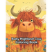 Baby Highland Cow Coloring Book: For Kids, Teens and Adults