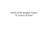 Works of the Seraphic Father St. Francis of Assisi
