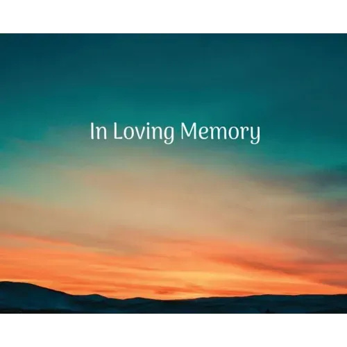 Condolence book for funeral landscape (Hardcover): Memory book, comments book, condolence book for funeral, remembrance, celebration of life, in lovin