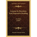 Lessons In Elocution And Expressive Reading: For Boys (1884)