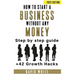 How to start a business: How to start a business without any money