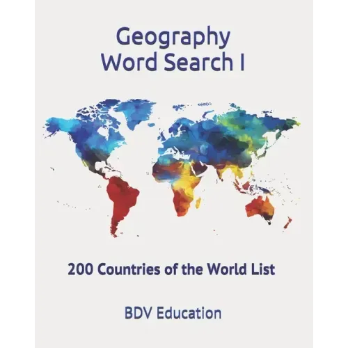 Geography Word Search: 200 Countries of the World List