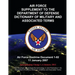 Air Force Supplement to the Department of Defense Dictionary of Military and Associated Terms