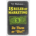 15 Rules of Marketing