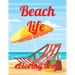 Beach coloring book: An Adult Coloring Book Featuring Fun and Relaxing Beach Vacation Scenes, Peaceful Ocean Landscapes and Beautiful Summe