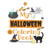 My halloween Coloring Book: coloring Numbers, Letters, Shapes, and Animals, halloween coloring activity book for age 1-5, Kindergarten & Preschool