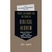 Pocket Dictionary for the Study of Biblical Hebrew