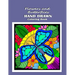 Flowers and Butterflies Hand Drawn Coloring Book: relieve stress with simple images such as mandalas, flowers, forest and desert scene along with Dais