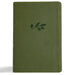 CSB Giant Print Reference Bible, Digital Study Edition, Olive Leathertouch