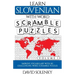 Learn Slovenian with Word Scramble Puzzles Volume 1: Learn Slovenian Language Vocabulary with 110 Challenging Bilingual Word Scramble Puzzles