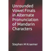 Unrounded Vowel Finals in Alternate Pronunciation of Mandarin Characters
