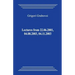 Lectures from 22.06.2001, 04.08.2003, 04.11.2003