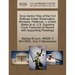 Gros Ventre Tribe of the Fort Belknap Indian Reservation, Montana, Petitioner, V. United States et al. U.S. Supreme Court Transcript of Record with Su