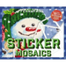 Sticker Mosaics: Christmas: Puzzle Together 12 Unique Holiday Designs